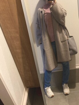 「SHIPS（シップス）のアイテム（ブルゾン）」を使った、マナさん（レディース・164cm）の秋コーディネート