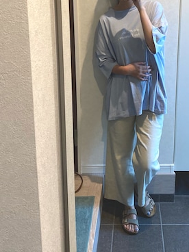「TICCA（ティッカ）のアイテム（トップス）」を使った、マナさん（レディース・164cm）の夏コーディネート