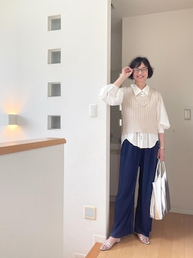 「STYLE DELI（スタイルデリ）のアイテム（サンダル）」を使った、bunka1103さん（レディース・170cm）の春コーディネート