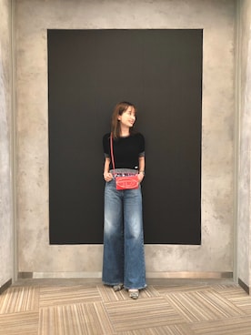 「アイテム（財布）」を使った、YKAWATAさん（レディース・159cm）の夏コーディネート