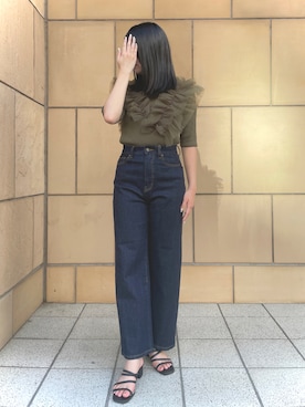 「Te chichi（テチチ）のアイテム」を使った、memeさん（骨格ウェーブ・レディース・158cm）の夏コーディネート