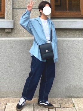「JUNRED（ジュンレッド）のアイテム」を使った、しょーん。さん（レディース・155cm）の春コーディネート