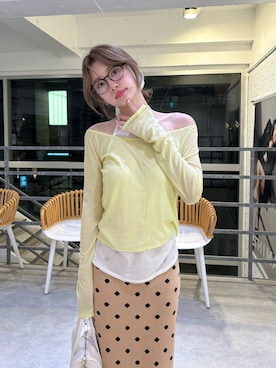 「Ritomo De Ricco（リトモ・デ・リコ）のアイテム（ワンピース/ドレス）」を使った、yuklaly_さん（レディース・160cm）の春コーディネート