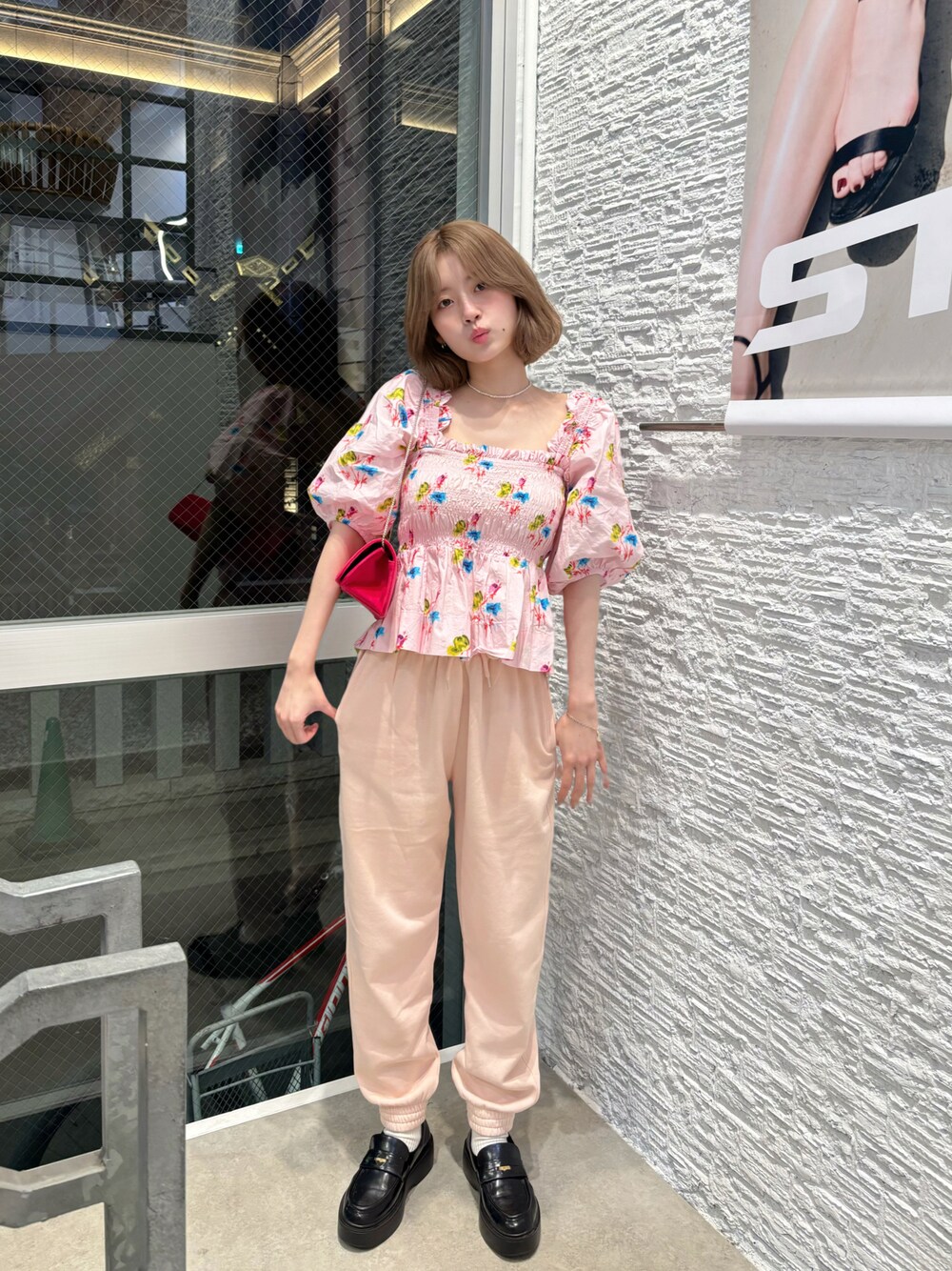 GANNI（ガニー）の「Printed Cotton Smock Blouse（シャツ