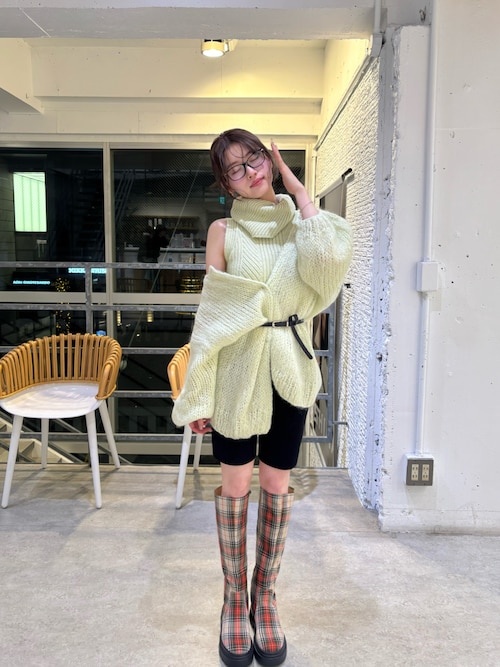 FURFUR（ファーファー）の「ハンドモヘアカーディガン