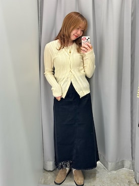 「KBF（ケイビーエフ）のアイテム」を使った、sorakaさん（レディース・159cm）の春コーディネート