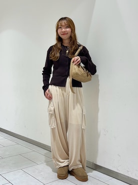 「イエベ春」｜sorakaさん（レディース・159cm）の冬コーディネート