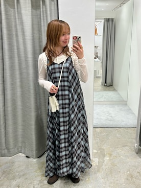 「KBF（ケイビーエフ）のアイテム（トップス）」を使った、sorakaさん（レディース・159cm）の春コーディネート