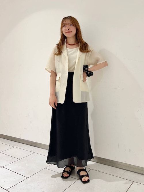 セール】ハーフスリーブシアージャケット（テーラードジャケット