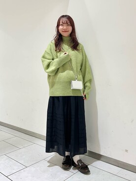 「アイテム（財布）」を使った、sorakaさん（レディース・159cm）の冬コーディネート