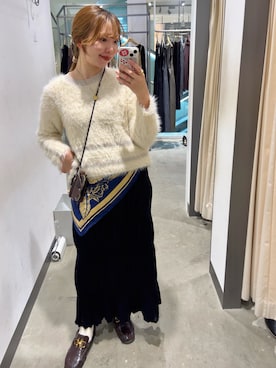 「アイテム（財布/小物）」を使った、sorakaさん（レディース・159cm）の冬コーディネート