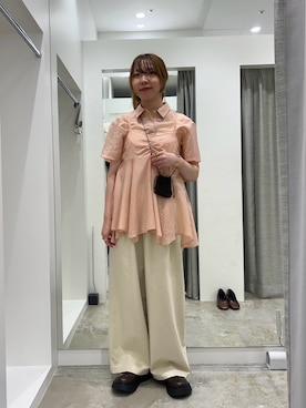 「KBF（ケイビーエフ）のアイテム（パンツ）」を使った、sorakaさん（レディース・159cm）の夏コーディネート