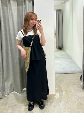 「KBF（ケイビーエフ）のアイテム（ジャケット/アウター）」を使った、sorakaさん（レディース・159cm）の春コーディネート