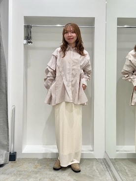 「KBF（ケイビーエフ）のアイテム（トップス）」を使った、sorakaさん（レディース・159cm）の春コーディネート