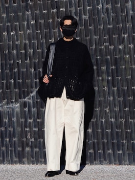 「LEMAIRE（ルメール）のアイテム」を使った、きゅうさん（メンズ・172cm）の春コーディネート
