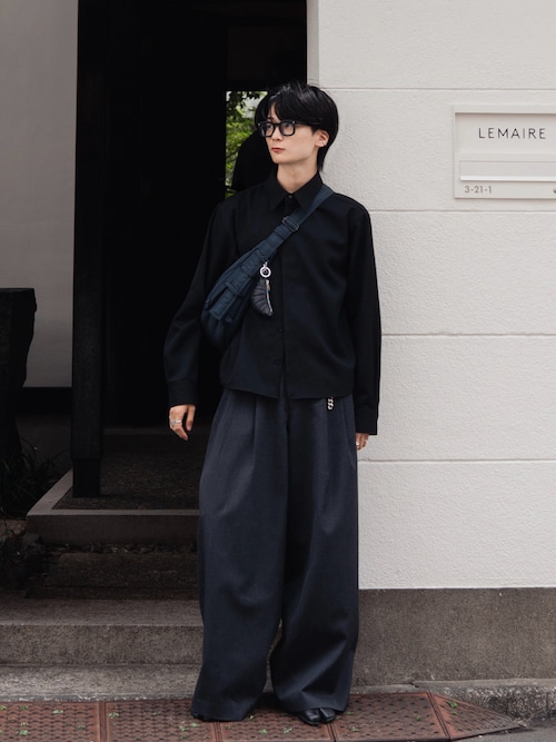 Lapiis ウール ワイドスラックス