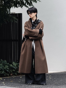 「LAPIIS（ラピス）のアイテム」を使った、きゅうさん（メンズ・172cm）の冬コーディネート