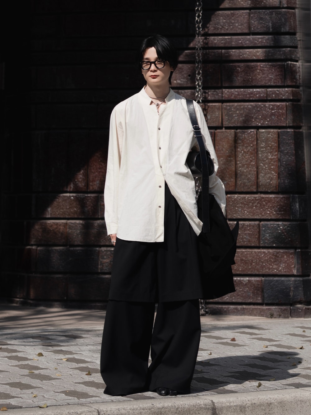WOOL GABARDINE INTACK WIDE TROUSERSを使った人気ファッション