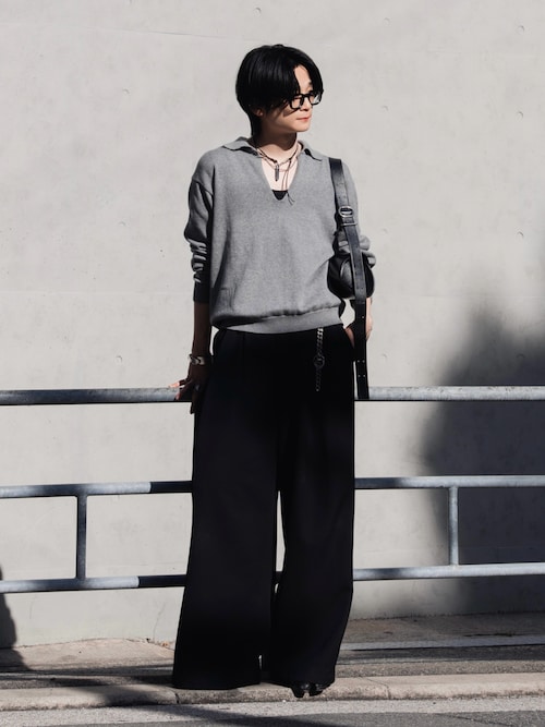 COTTON CASHMERE SKIPPER KNIT（ニット/セーター）｜LAPIIS（ラピス 