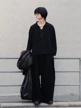 「LAPIIS（ラピス）のアイテム」を使った、きゅうさん（メンズ・172cm）の秋コーディネート