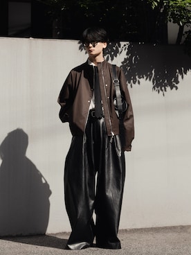 「アイテム（フォーマルスーツ/小物）」を使った、きゅうさん（メンズ・172cm）の秋コーディネート