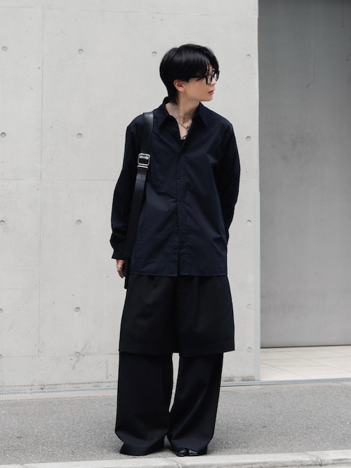【LAPIIS】TWO TUCK WOOL WIDE SHORTTROUSERS TWO TUCK WOOL WIDE SHORT TROUSERS（その他パンツ）｜LAPIIS