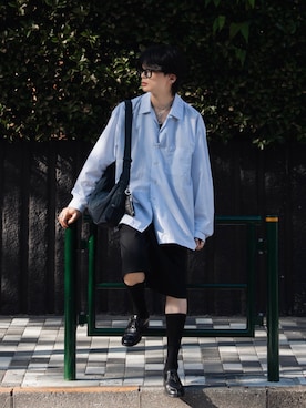 「アイテム（キーホルダー）」を使った、きゅうさん（メンズ・172cm）の秋コーディネート