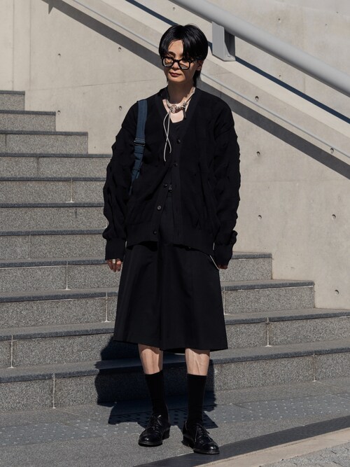OUR LEGACY レザーネックレス　ブラック OUR LEGACY | LADON / BLACK LEATHER レザーネックレス – STOCK