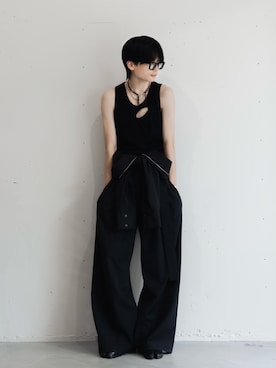 「アイテム（つなぎ/オールインワン）」を使った、きゅうさん（メンズ・172cm）の夏コーディネート