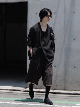 「LAPIIS（ラピス）のアイテム」を使った、きゅうさん（メンズ・172cm）の夏コーディネート