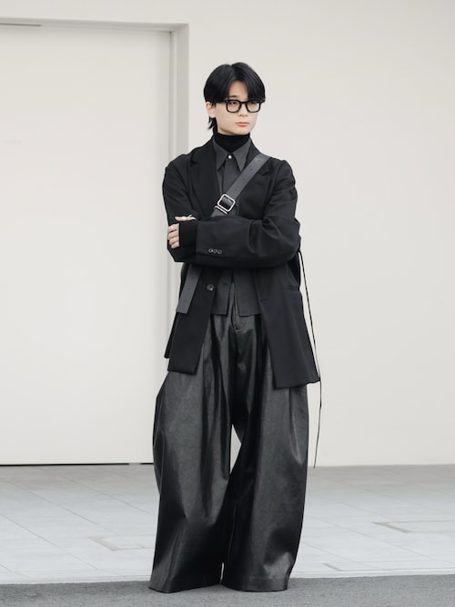 LAPIIS - WOOL THUMBHOLE TURTLENECK KNIT きゅうさんのニット