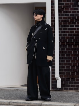 「LAPIIS（ラピス）のアイテム」を使った、きゅうさん（メンズ・172cm）の冬コーディネート