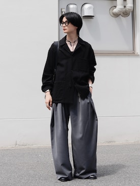 「シルバーアクセサリー」｜きゅうさん（メンズ・172cm）の春コーディネート