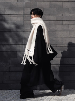 JIL SANDER（ジルサンダー）の「PLAIN SCARF + LABEL 