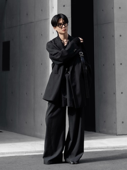 BELTED ZIP UP JUMPSUIT（つなぎ/オールインワン）｜LAPIIS（ラピス
