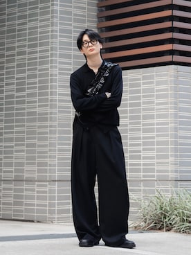 「アイテム（キーホルダー）」を使った、きゅうさん（メンズ・172cm）の秋コーディネート