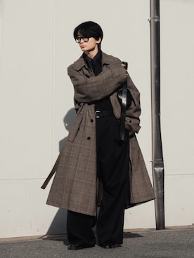 「guepard（ギュパール）のアイテム」を使った、きゅうさん（メンズ・172cm）の冬コーディネート