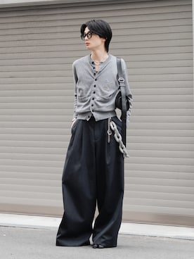 「JIL SANDER（ジルサンダー）のアイテム（バッグ）」を使った、きゅうさん（メンズ・172cm）の春コーディネート