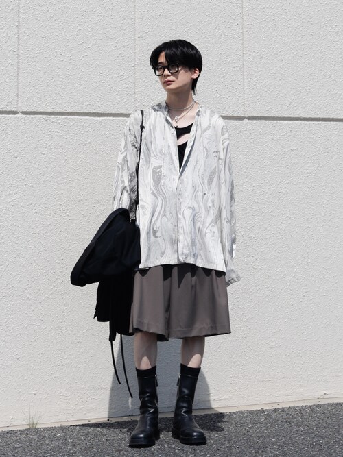 TWO TUCK WOOL WIDE SHORT TROUSERS（その他パンツ）｜LAPIIS