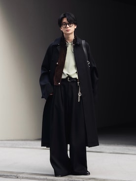 「LAPIIS（ラピス）のアイテム」を使った、きゅうさん（メンズ・172cm）の冬コーディネート