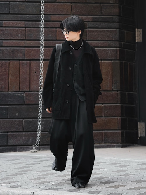 MERINO WOOL THUMBHOLE TURTLENECK KNIT（ニット/セーター）｜LAPIIS