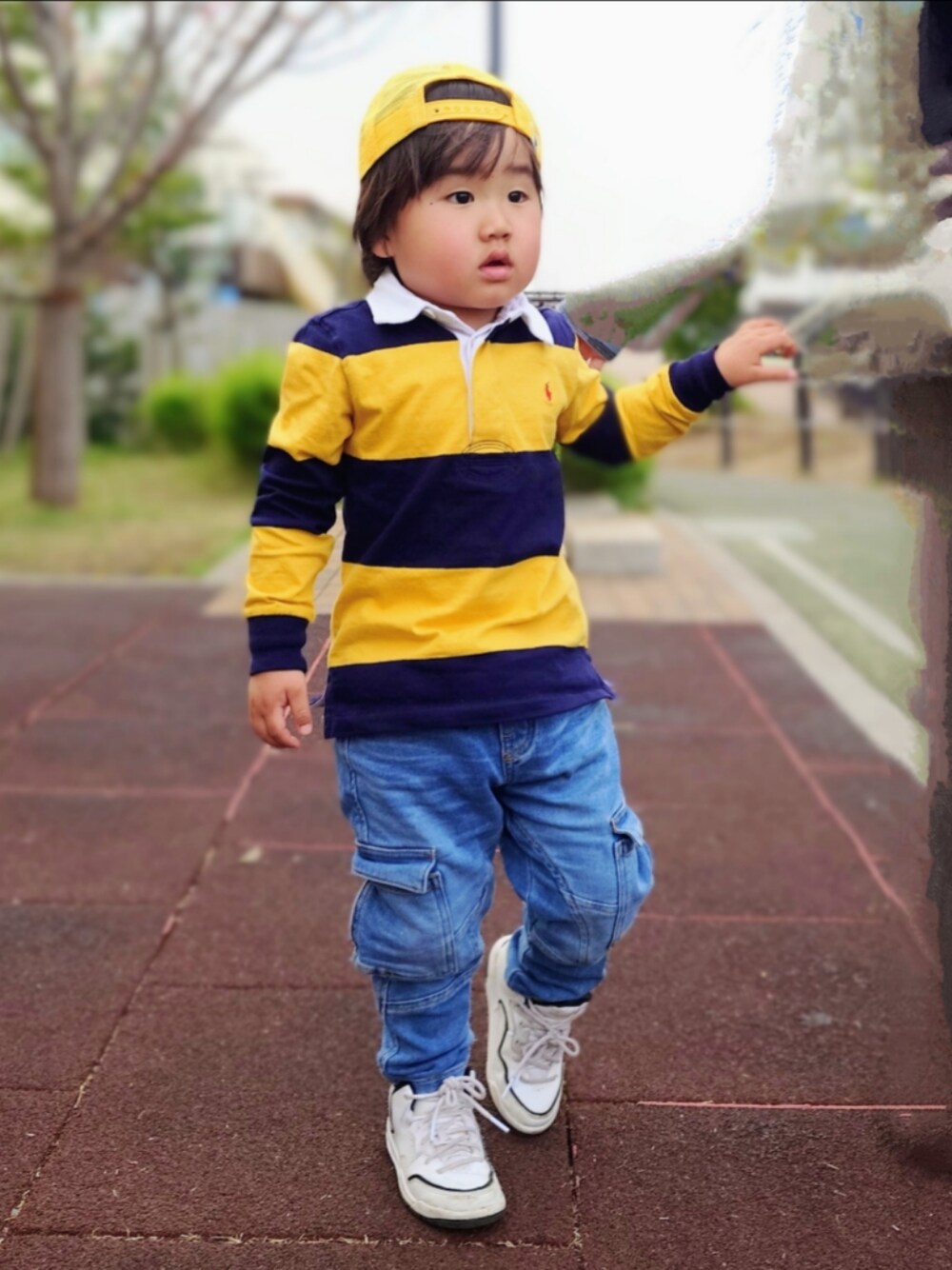A BATHING APE（アベイシングエイプ）の「BABY MILO ISLAND MESH