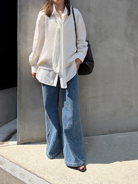 「Bonjour Sagan（ボンジュールサガン）のアイテム」を使った、izumiさん（レディース・161cm）の春コーディネート