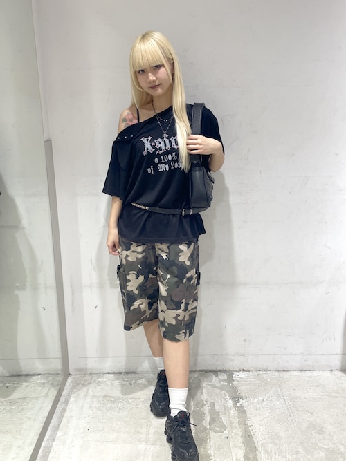 XG EMBLEM BUCKLE PANELED SHOULDER BAG（ショルダーバッグ）｜X-girl