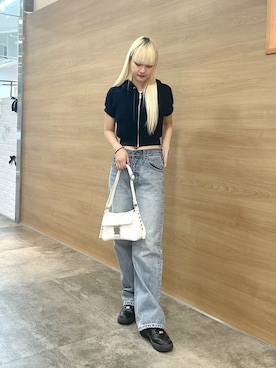 「x-girl_ootd」｜RUIさん（レディース・160cm）の夏コーディネート