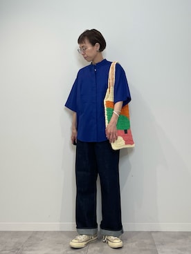 「collex（コレックス）のアイテム」を使った、kitaさん（レディース・156cm）の夏コーディネート
