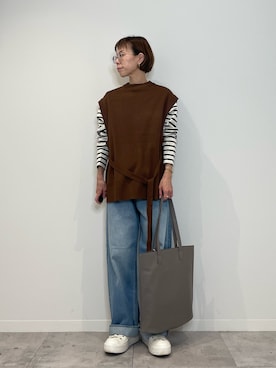 「アイテム（アクセサリー）」を使った、kitaさん（レディース・156cm）の秋コーディネート