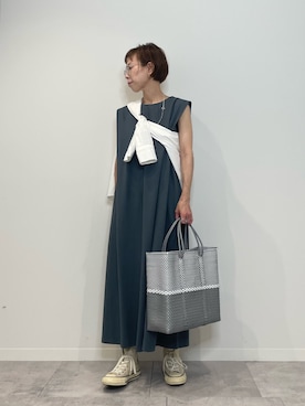 「ハンドメイド」｜kitaさん（レディース・156cm）の夏コーディネート