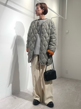 「アイテム（リング）」を使った、kitaさん（レディース・156cm）の秋コーディネート