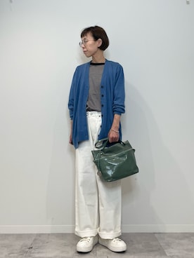 「アイテム（バングル/リストバンド）」を使った、kitaさん（レディース・156cm）の秋コーディネート
